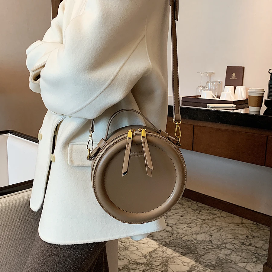 Круглый дизайн роскошные сумки через плечо для женщин женские сумка женская из