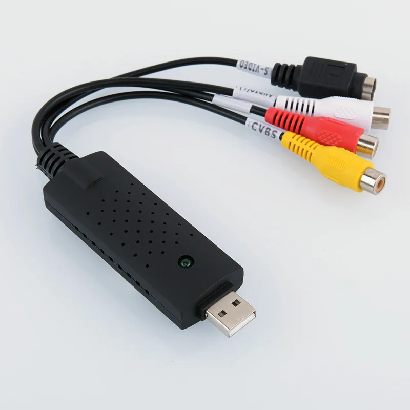 New Arrival USB 2.0 Easycap Capture 4 Channel Video TV DVD VHS Audio Adapter Card DVR Free Shipping | Электроника