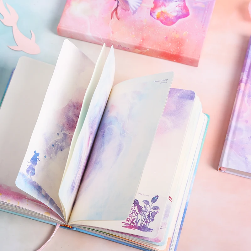 A5 записная книжка со звездой и сердцем для девочек красивая иллюстрация