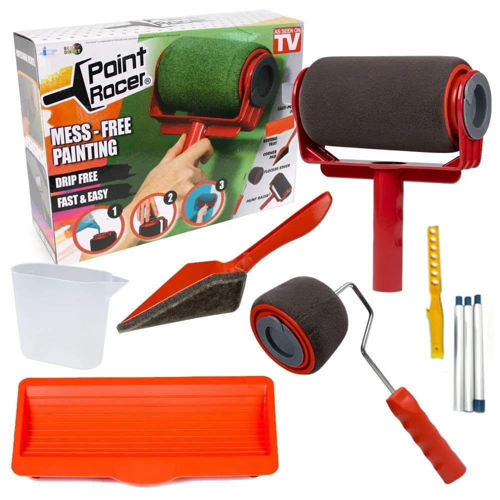 9 шт. набор бесшовных роликов для покраски дома и офиса|Наборы рисования| |