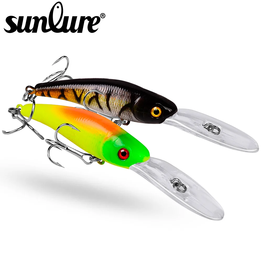 

Sunlure 1PCS Sinking Minnow Bait 10.1cm-7.8g Fishing Lure Long Casting Wobblers Hard Swimbaits Bass Crankbait Fishing Tackle
