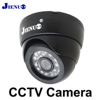 jienuo dome cctv camera analog security surveillance indoor 960h cvbs 24led infrared night vision cmos home video cam support tv