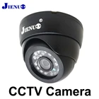 JIENUO купольная ТВ-камера CC аналоговая охранная камера наблюдения в помещении 960H CVBS 24LED инфракрасная камера ночного видения Cmos домашняя видео камера Поддержка ТВ