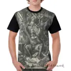 Футболка докиксот в его обучении Густава Дора, Мужская забавная футболка с принтом, женские топы, футболки, детские повседневные футболки с коротким рукавом