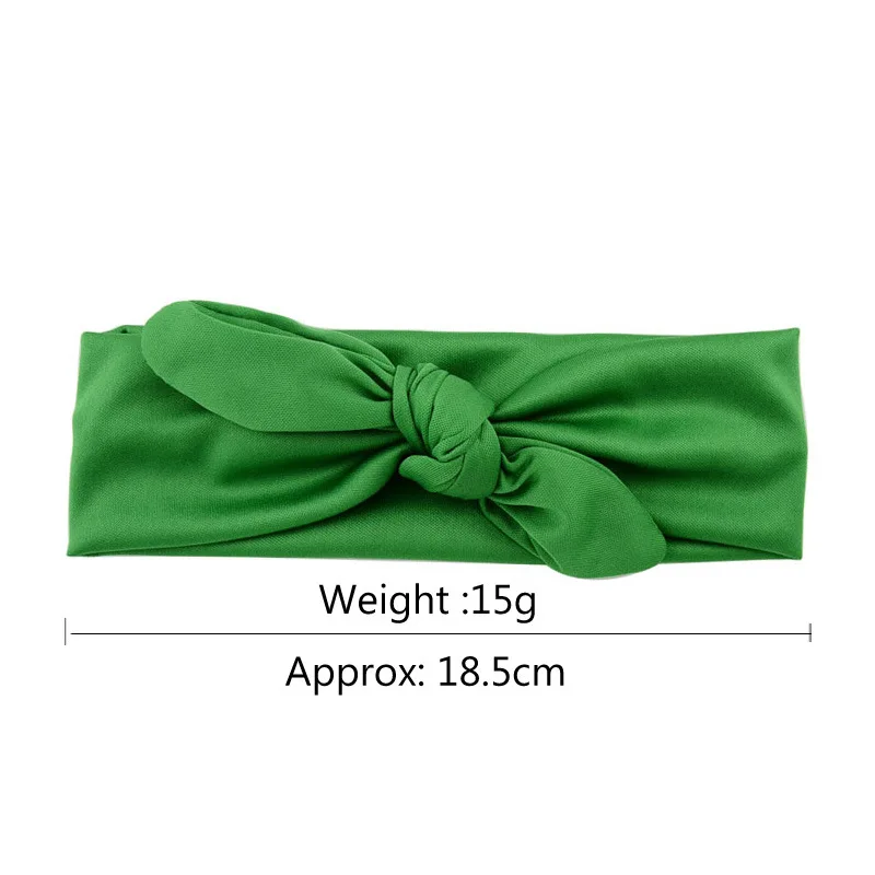 Kids Princess Bowknot Colorful Headbands Girls Elastic Headwraps Rabbit Ear Hairbands Summer Style Hair Accessories | Детская одежда и