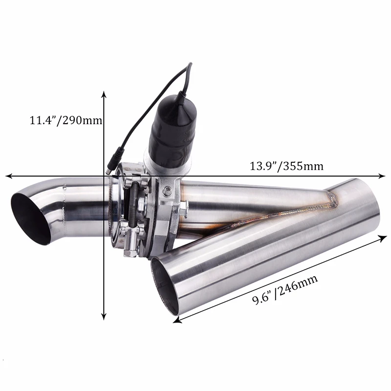 Комплект труб Y-образных комплект из нержавеющей стали с выпускными трубами 2 25 5 3