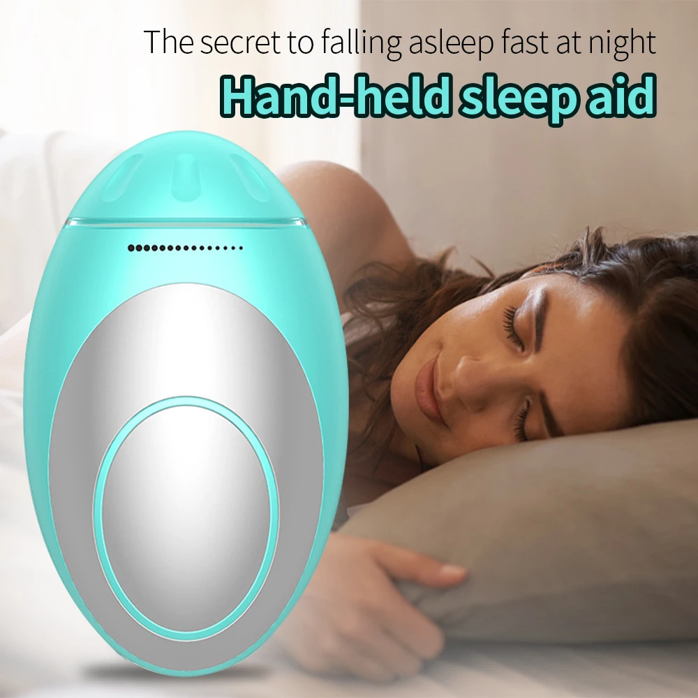 

Relax Microcurrent Pulse Stimulation Hypnosis Sleep Aid Insomnia Device CES Relieve Mental Eliminate Anxiety Child Adult