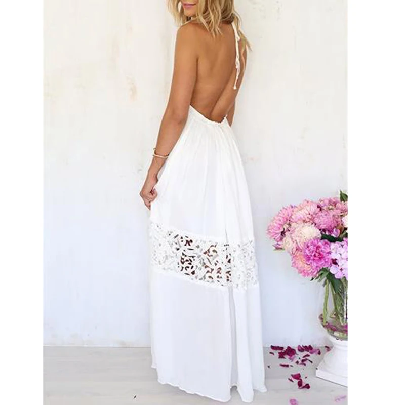 Горячая Распродажа 2020 женские сексуальные платья для вечеринок белый пляжный