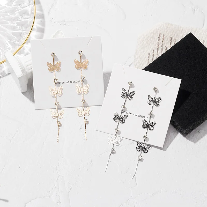 Распродажа 2020 серьги для ушей открытые длинные с кисточками маленькие модные