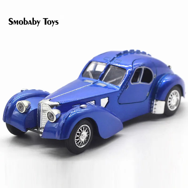 1:28 роскошная модель автомобиля из настоящего сплава bugatti 57SC классическая игрушка