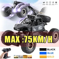 new 28cm 118 rc car 4wd 2 4ghz remote control crawler with light off road vehicles 75 kmh high speed truck kids toys