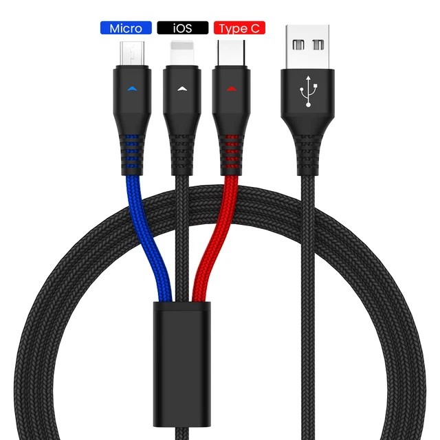 Зарядка poco x5 5g. Ankndo 3 в 1 USB-кабель короткий Micro USB Type c кабель для iphone 13 12 11 Samsung Xiaomi.