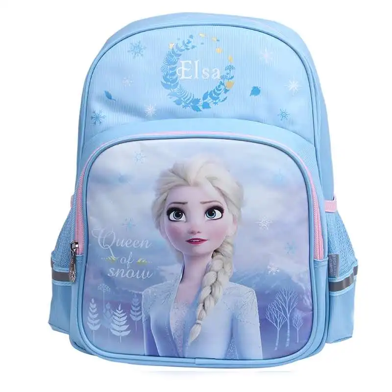 Школьные ранцы Disney «Холодное сердце» для девочки, большой школьный рюкзак Эльзы светильник начальной школы, для девочек-подростков