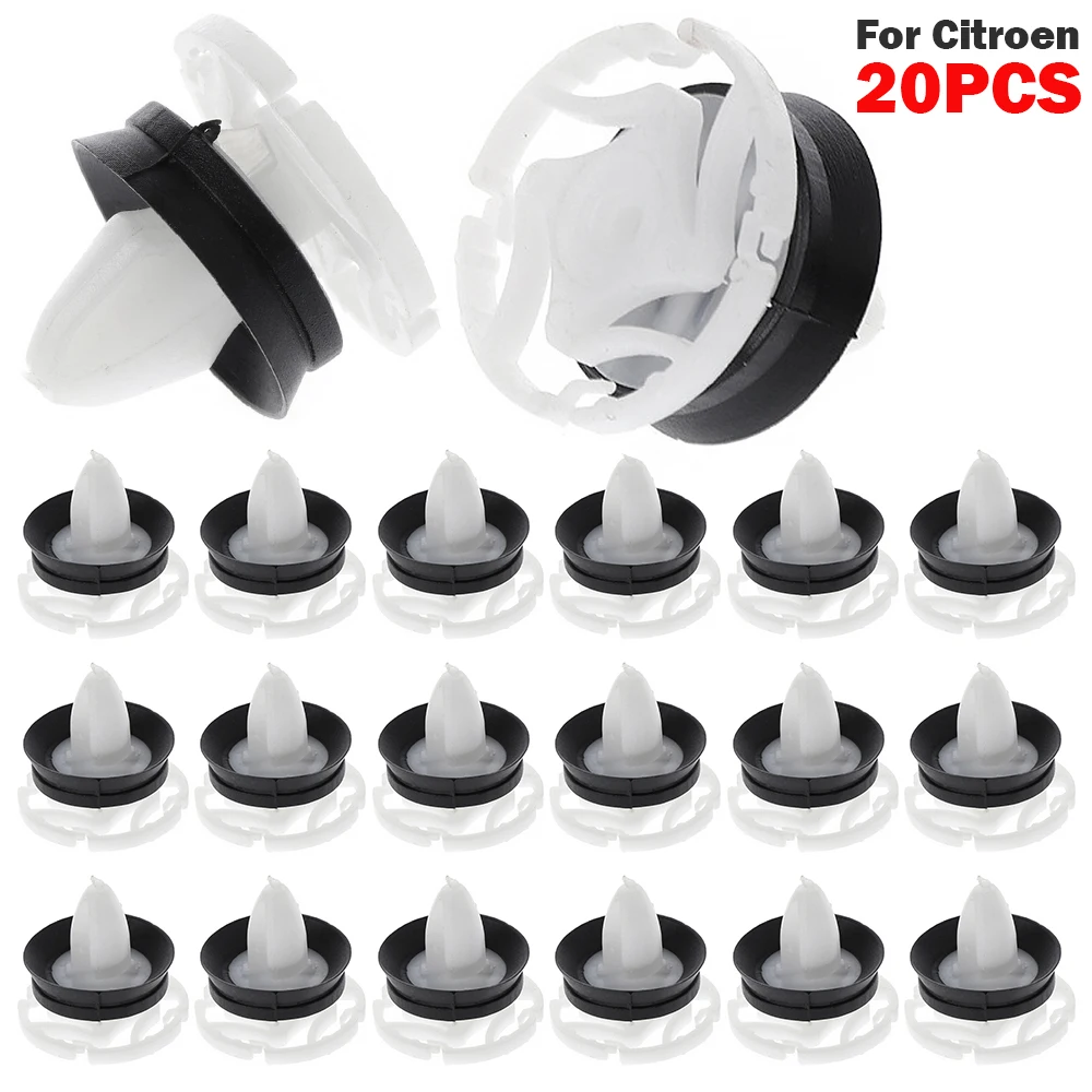 

20x Car INTERIOR DOOR TRIM PANEL CARD RETAINER CLIPS 1007928 9345ZN FOR PEUGEOT 208 308 508 Renault Citroen