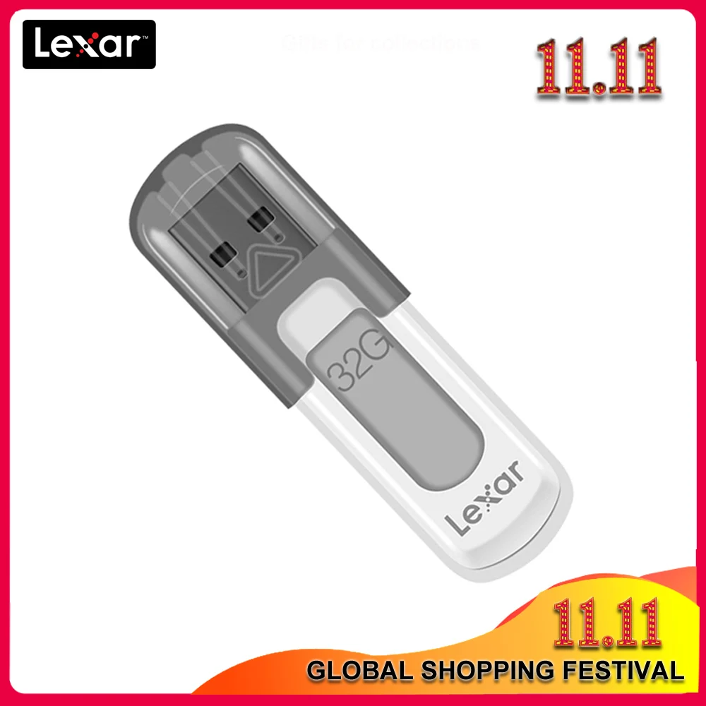 100% Оригинальный Lexar JumpDrive V100 флеш-накопитель USB 3 0 32GB Pen Drive 64GB chiavetta usb 128GB Memory stick |