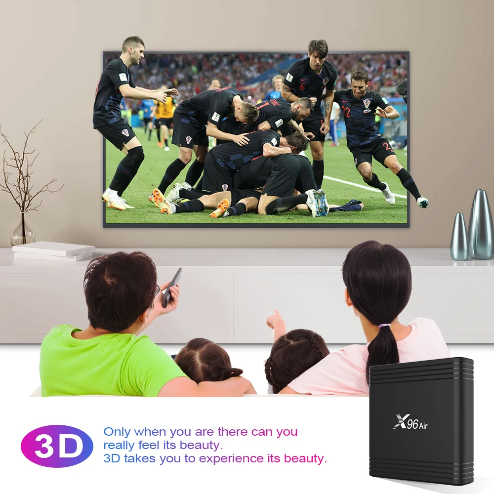 ТВ приставка X96 Air Amlogic S905X3 Android 9 0 4 Гб 64 ГБ 32 wifi 4K 8K 24fps Netflix 2GB16GB Google телеприставка PK