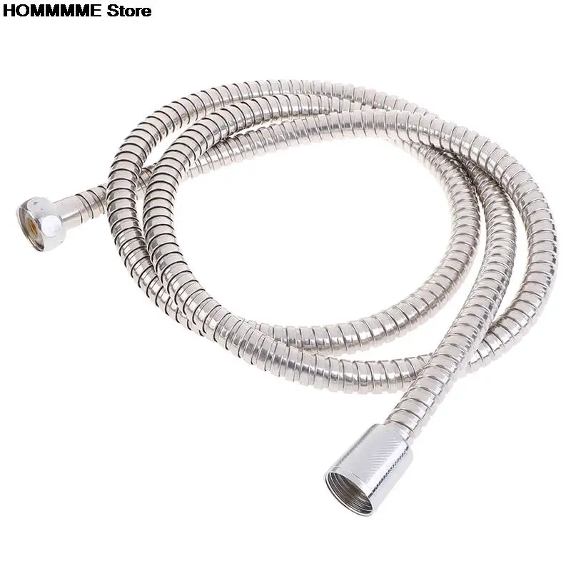 1.5/1.2 Meter Stainless Steel Plumbing Flexible Bathroom Bath Shower Tube Head Silicone Hose Water Pipe Washer TSLM2 - купить по