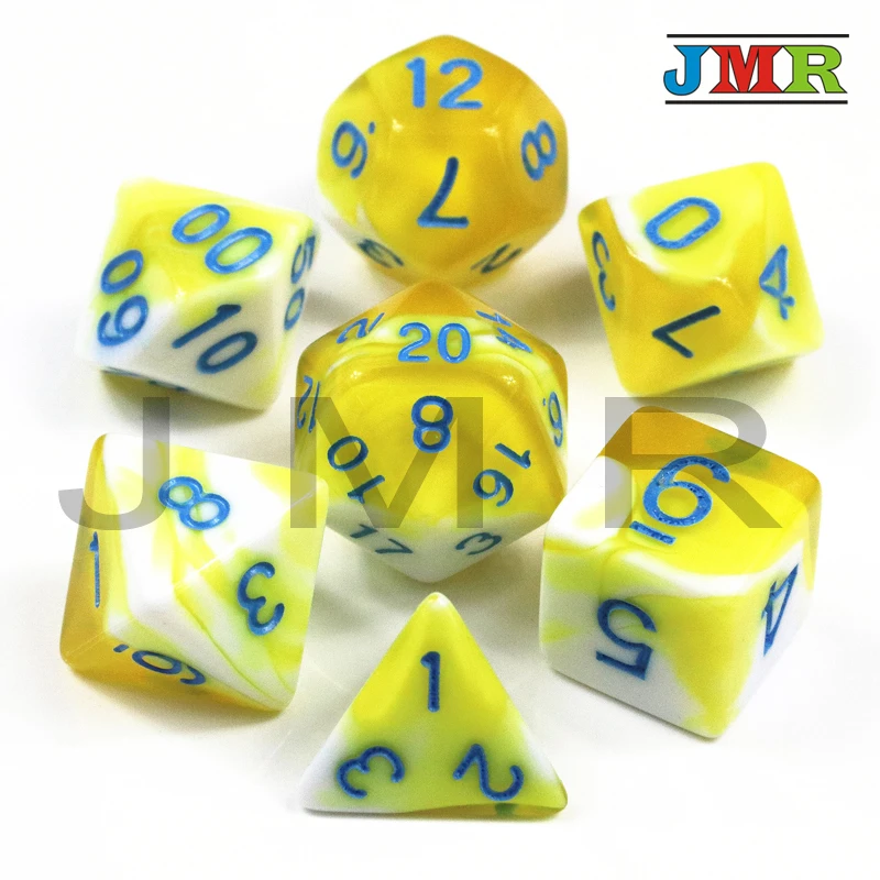 7 шт трпг кости для DnD D4 D20 мульти сторонний кубики игр развлечений|Кубики| |