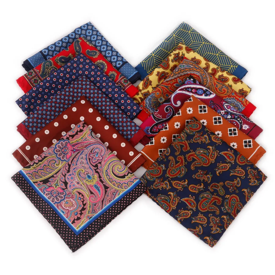 Linbaiway женский носовой платок для мужчин большой шелковый шарф мужское карманное