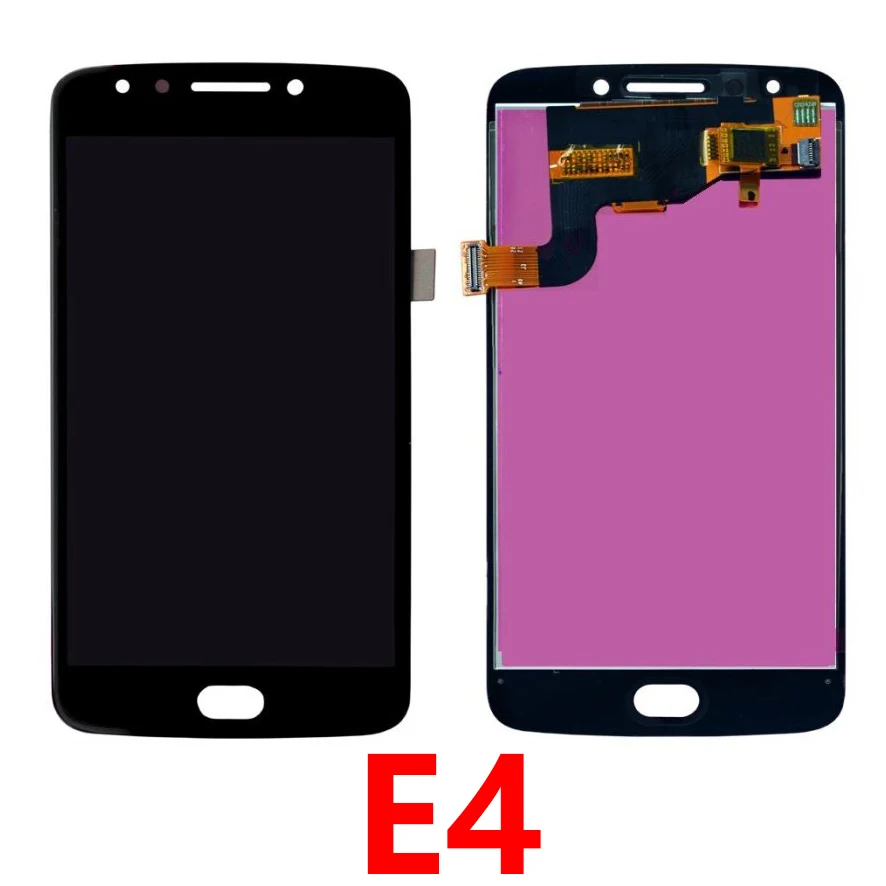 ЖК дисплей E4 для Motorola Moto XT1762 XT1763 XT1772 сенсорный экран (США) дигитайзер в сборе (BR)