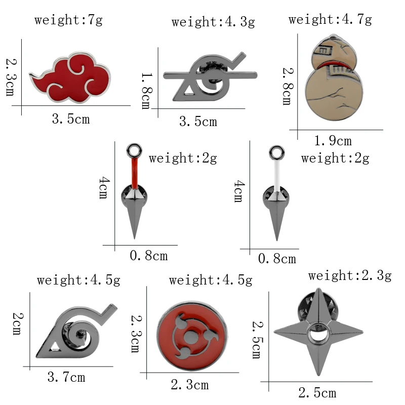 Металлические эмалевые булавки и броши для косплея мужчин детей рюкзака значка