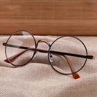 Новинка, классические круглые очки iboode для близорукости, винтажные женские и мужские очки в металлической оправе с прозрачными линзами, очки для близорукости с диоптриями от-1,0 до-4,0