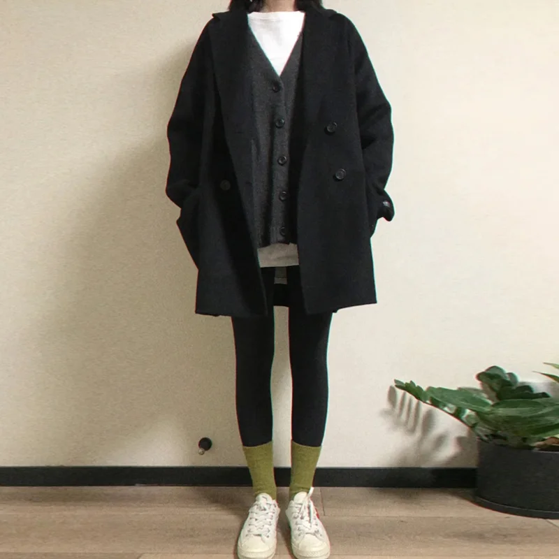 Новое пальто осень-зима шерстяное Женское средней длины утепленное | Женская