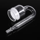 Стеклянный распылитель Nano CO2 для аквариума, богатый Диффузор CO2 с присоской, тихий пузырь E15D