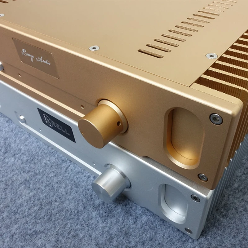 

Vogue 336*85*215mm 15W*2 4-8 Ohm 1969 HiFi Gold Sealed Class A Amplifier Real Class A Amplifier Sound Quality Amplifier