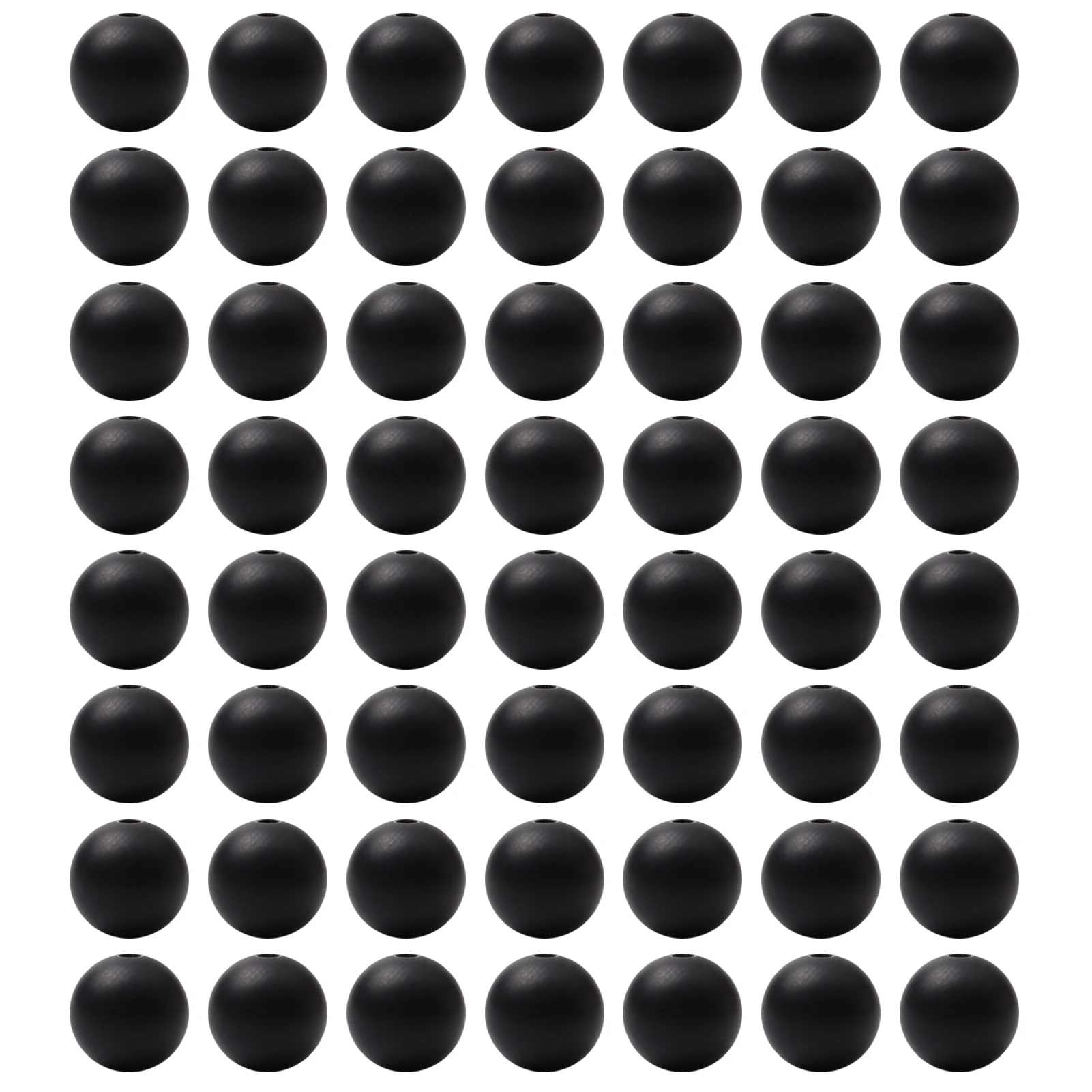 Круглые матовые бусины из черного агата стеклянные незакрепленные для