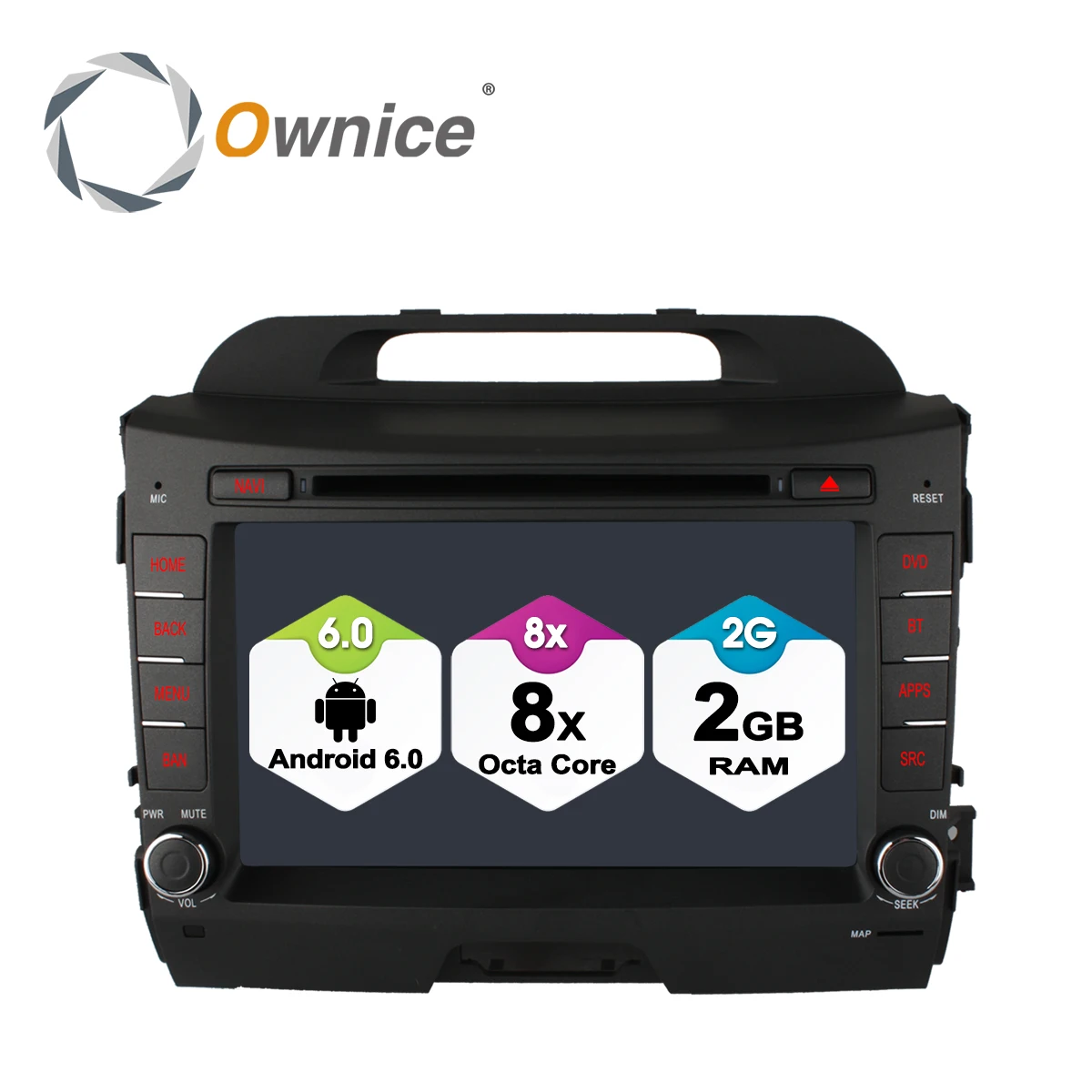 Автомобильный DVD плеер Ownice C500 Android 6 0 8 ядер 4G SIM LTE Gps Wi Fi радио 2 Гб ОЗУ 32 ПЗУ|car dvd