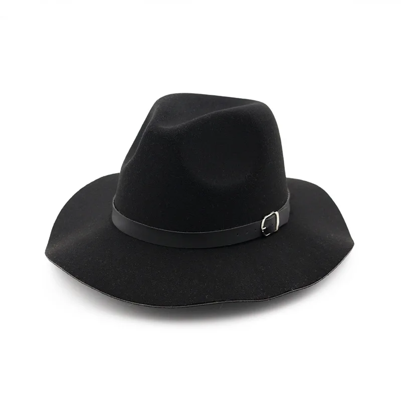 Фетровая шляпа для мужчин и женщин имитация шерсти зимние женские фетровые шапки