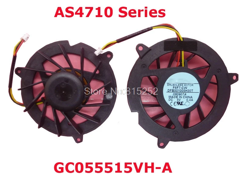 

Вентилятор ЦП для ноутбука ACER AS3050 4310 4315 4710 4710Z 4920 5920G 3050 5050 4310 5920 57*10