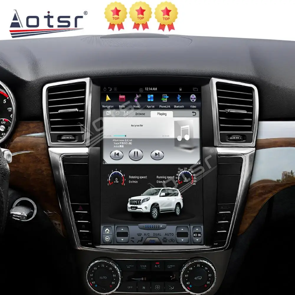 Для MERCEDES BENZ ML GL Android автомобильный мультимедийный DVD плеер радио Регистраторы Tesla