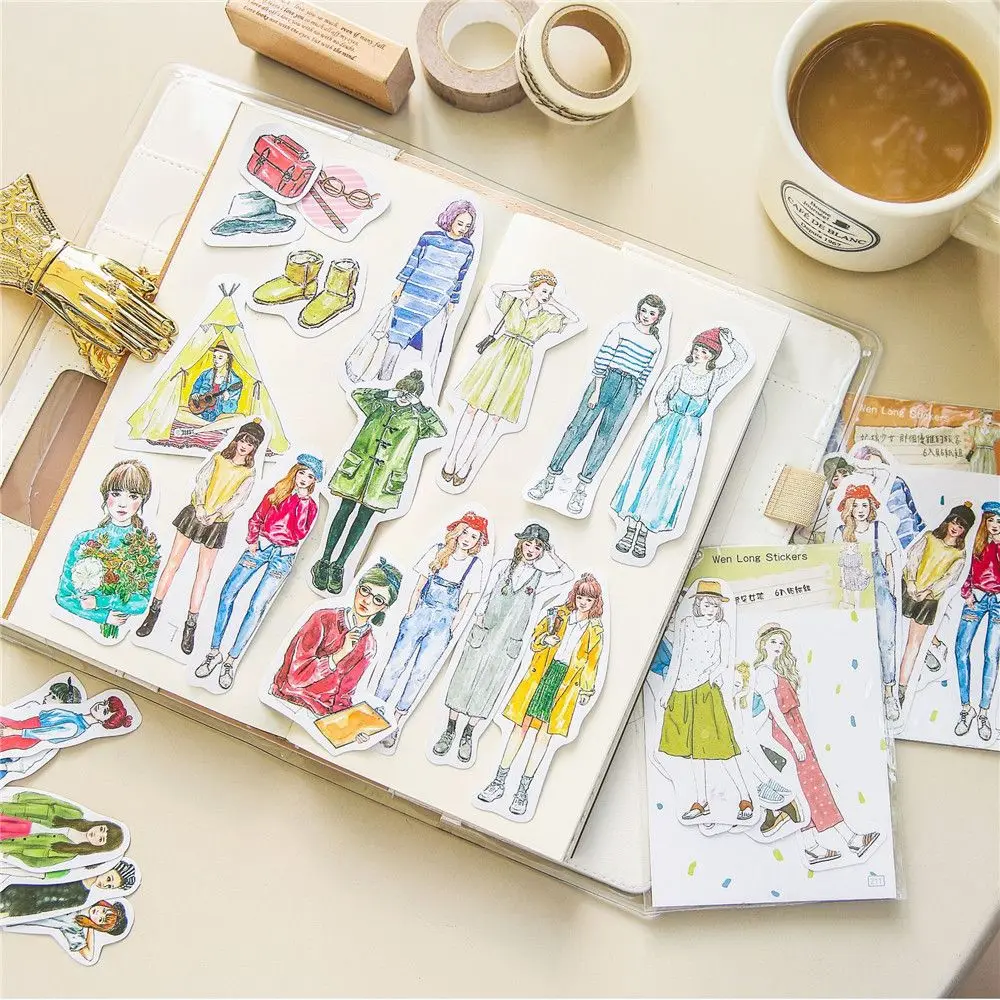 Наклейки самоклеящиеся для скрапбукинга 16-60 шт. | Канцтовары офиса и дома