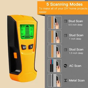 3 in 1 stud finder wall scanner electric box finder wall detector wood studs metal ac voltage live wire detection with lcd free global shipping