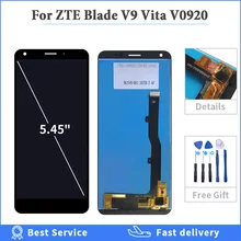 5.4 Full LCD DIsplay Touch Screen Digitizer Assembly For ZTE Blade V9 Vita V0920 New 100% Tested Phone Parts with tools