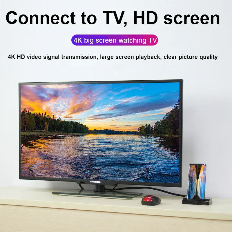 Док-станция для телефона с разъемом типа C адаптер питания Samsung S10 S9 Dex Station Huawei P30 P20