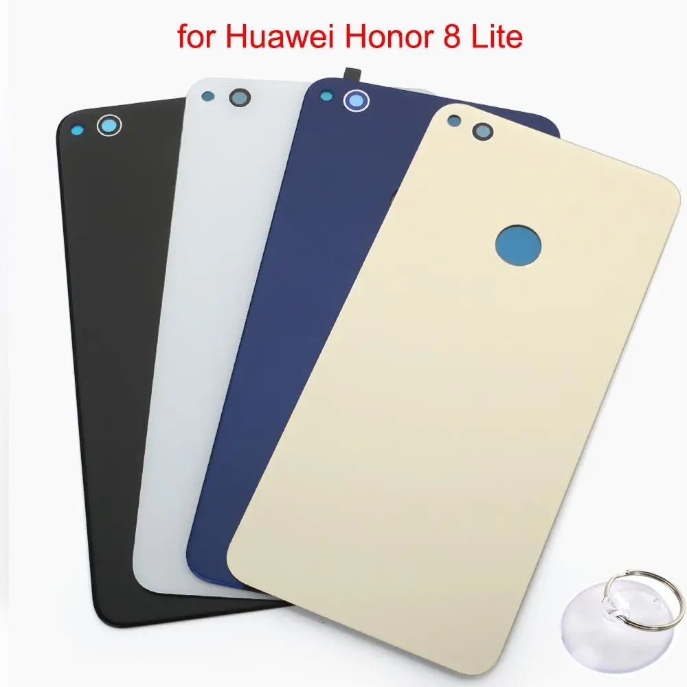 Yeesite Оригинальный чехол для Huawei Honor 8 Lite Задняя стеклянная крышка батарейного
