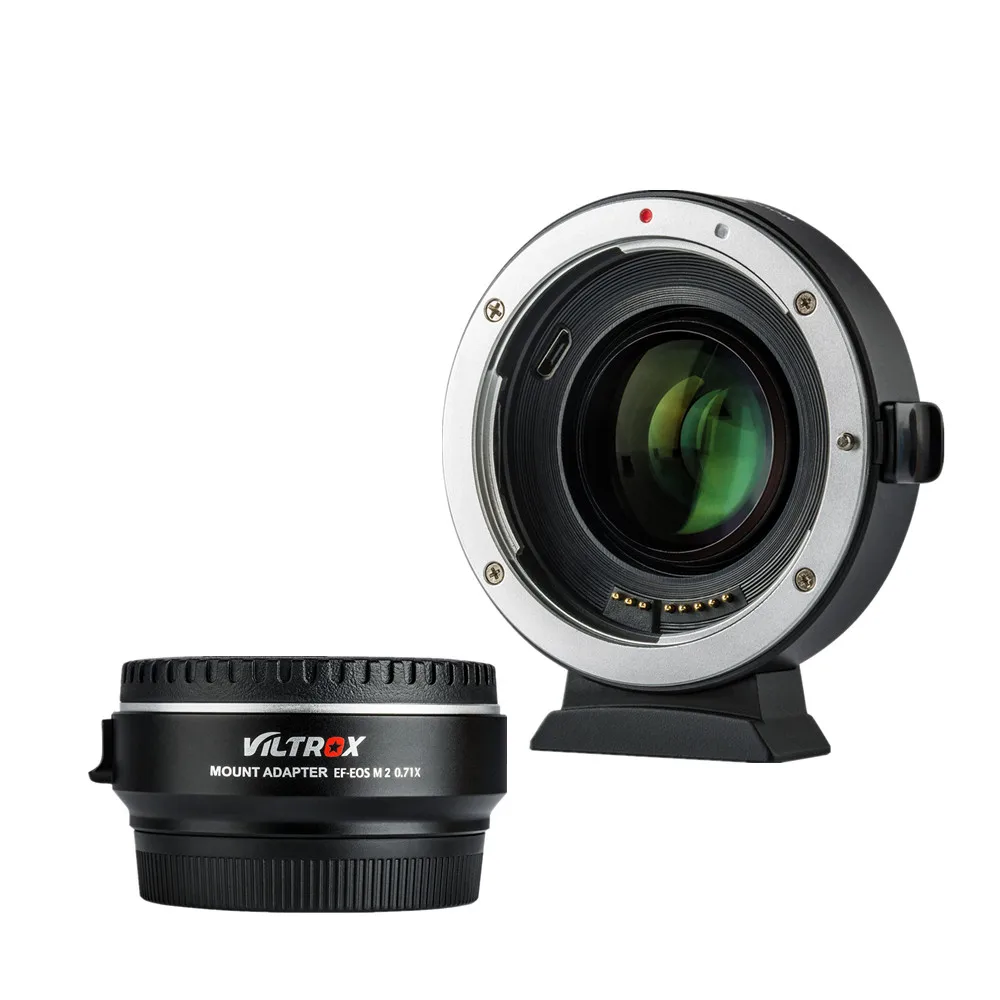 Viltrox EF-M2II усилитель скорости адаптер фокусный редуктор Автофокус 0.71x для Canon EF Крепление объектива к Panasonic Olympus M43 камера