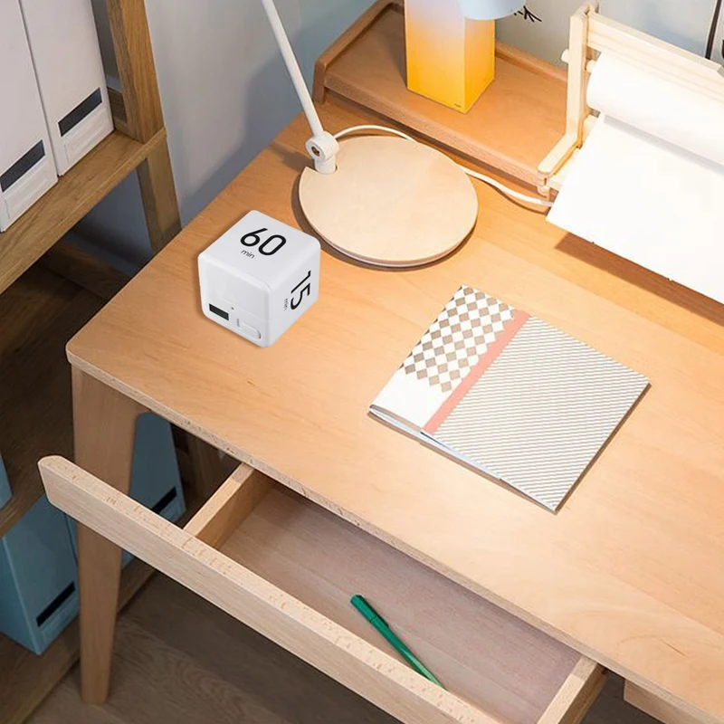 2 шт. таймер кухонный квадратный перезаряжаемый стильный мини 1-60 минут