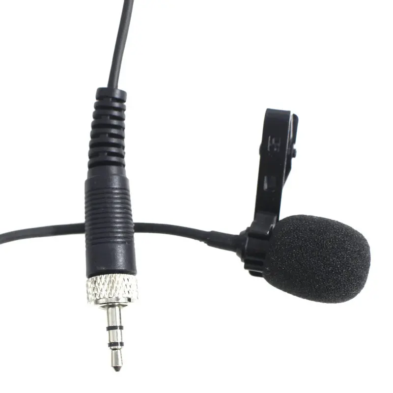 Профессиональный петличный конденсаторный микрофон на лацкан с зажимом для