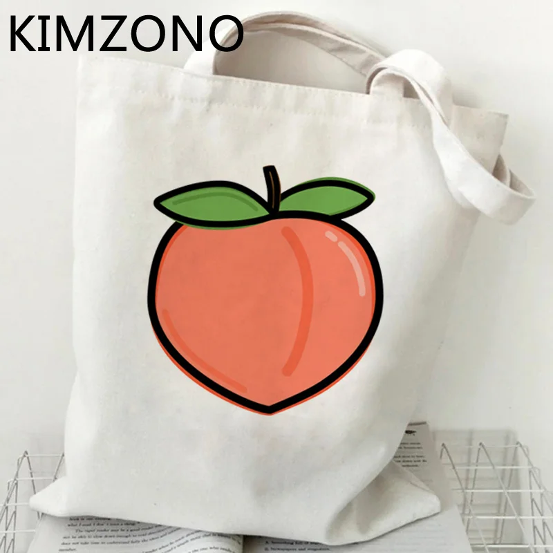 

Сумка для покупок Peach Juice eco bolsas de tela Сумочка для покупок shopper bolsa tote reciclaje sac cabas custom