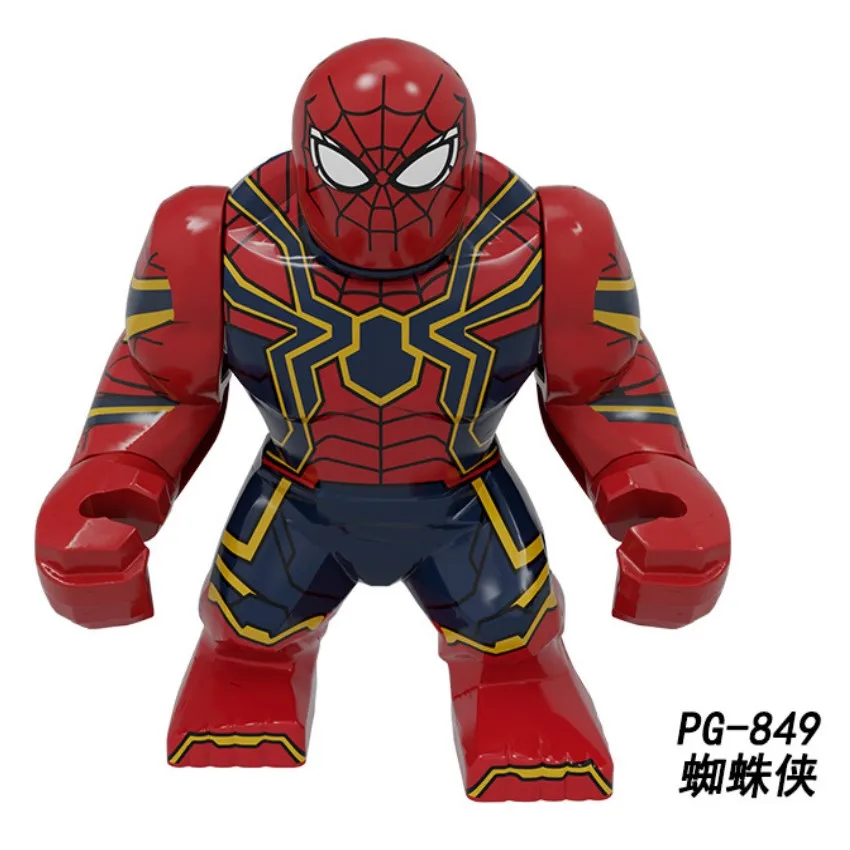 Большие фигурки из конструктора Disney Decool танос анти-Веном райот карнидж Зеленый