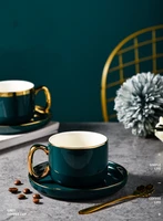 creative coffee mugs with gold handle coffee mugs and cup coffee mug ceramic cup saucer for coffee mug tea milk cake coffee mugs