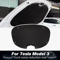 model3 front trunk soundproof cotton for tesla model 3 2021 accessories shock plate sound insulation hood protective pad