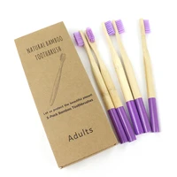 5pcs personal care high quality adult bamboo toothbrush