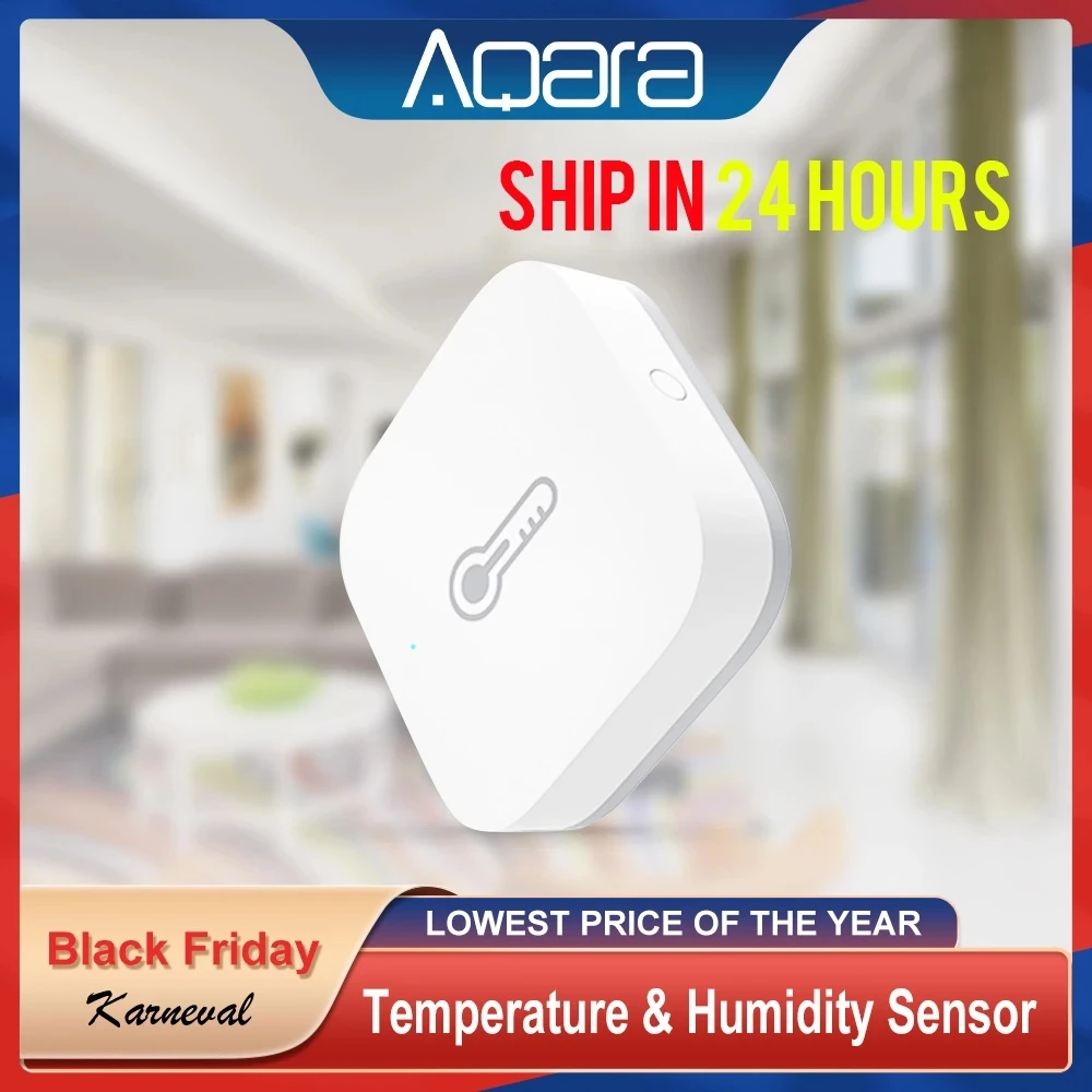 

Aqara Temperature Sensor Smart Air Pressure Humidity Environment Sensor Smart control Zigbee connection For xiaomi APP Mi home