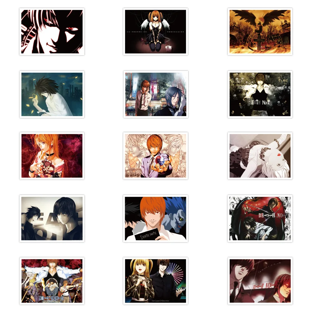 

30PCS Japanese Anime DEATH NOTE Stickers Laptop DIY Guitar Luggage Skateboard Phone Waterproof Graffiti Sticker Decals Kid Toys