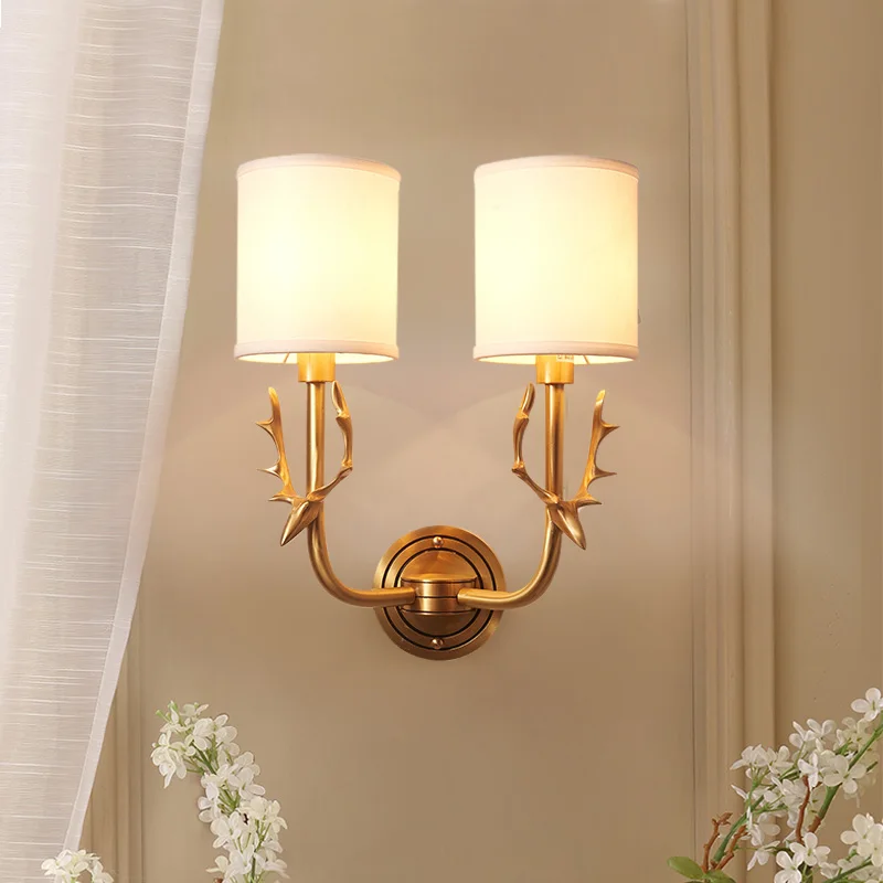 Настенные комнатные светильники AOSONG латунный современный светодиодный